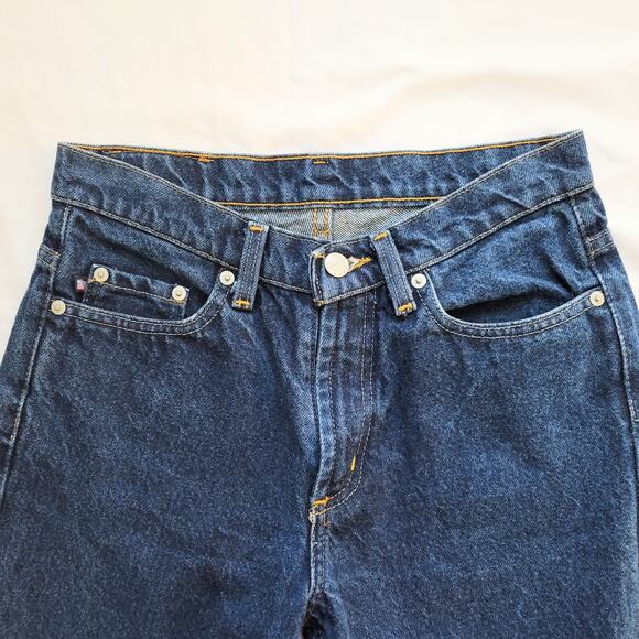 Ralph Lauren Dark Wash Boot Cut Straight Leg Denim Jeans Size 4 - Picture 3 of 7